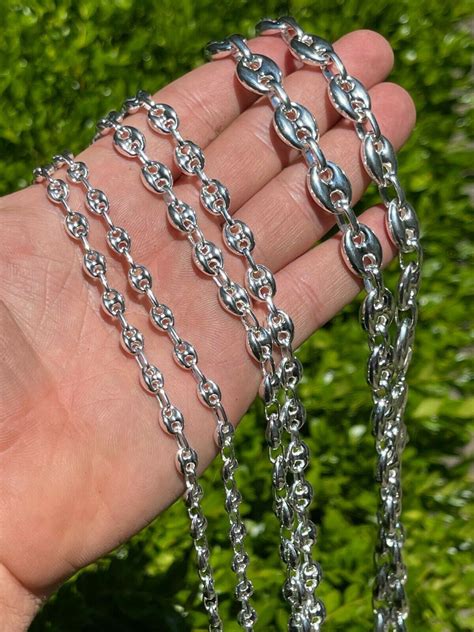 silver gucci chain